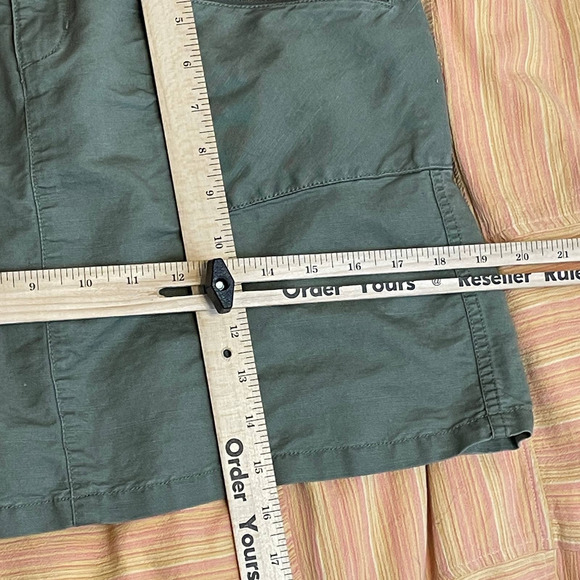 🌻Toad&Co {6} Hunter Green 'Swept Away' Utility Skirt - Picture 7 of 8